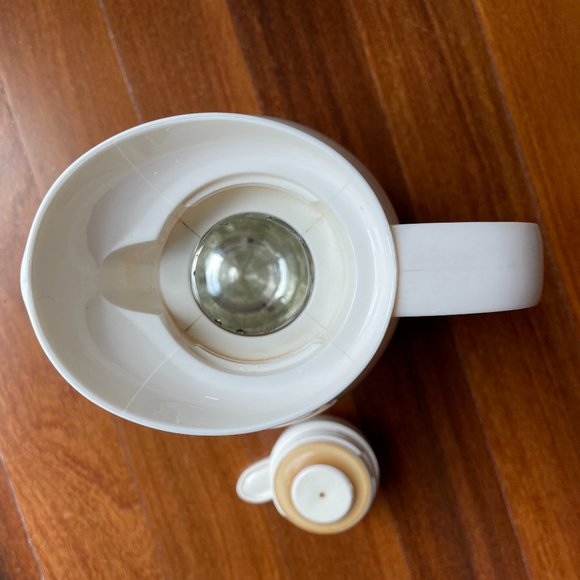 White Thermos Thermal Carafe - glass lined - Picture 5 of 7